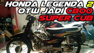 Project Bike 1 - Modifikasi Honda Supercub (C700/C800) Part 1