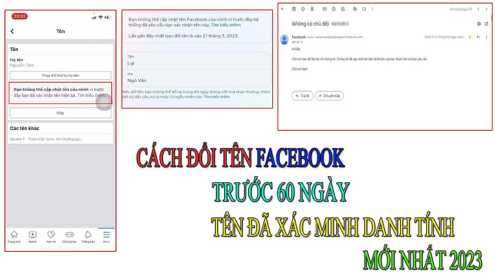 Không đổi tên facebook được đã xảy ra lỗi