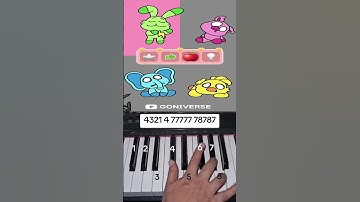 Smiling Critters Dance Challenge!2 (Poppy Playtime) ‪@Goniverse‬ - Piano Tutorial