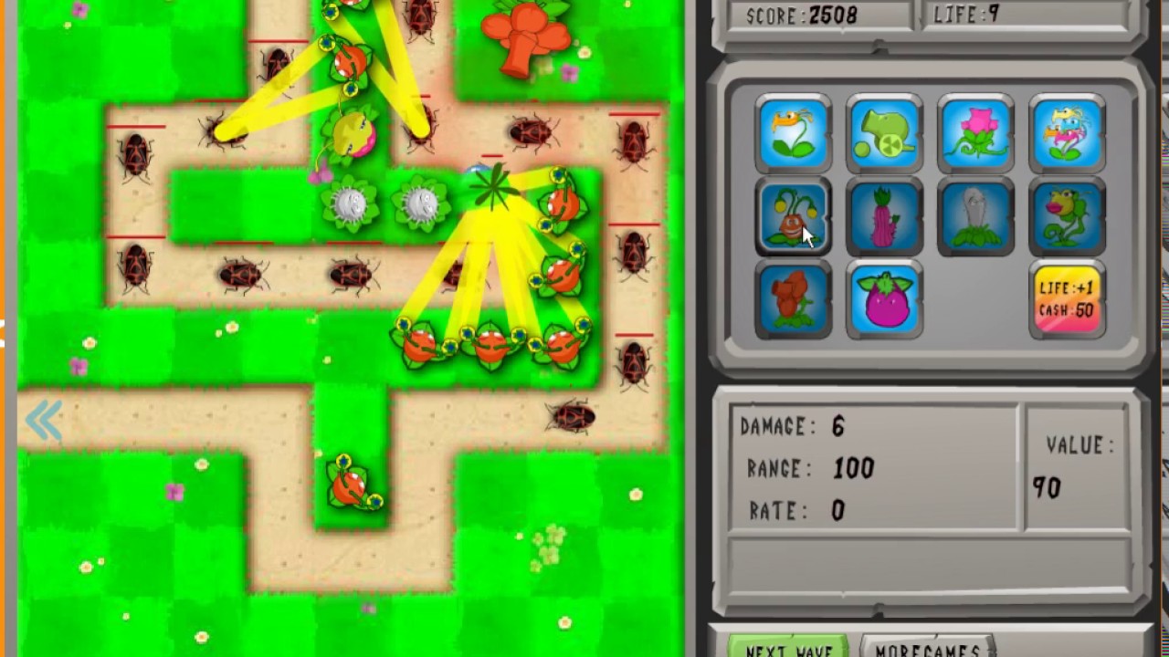 Game Plants vs Zombies - Play free at friv 4