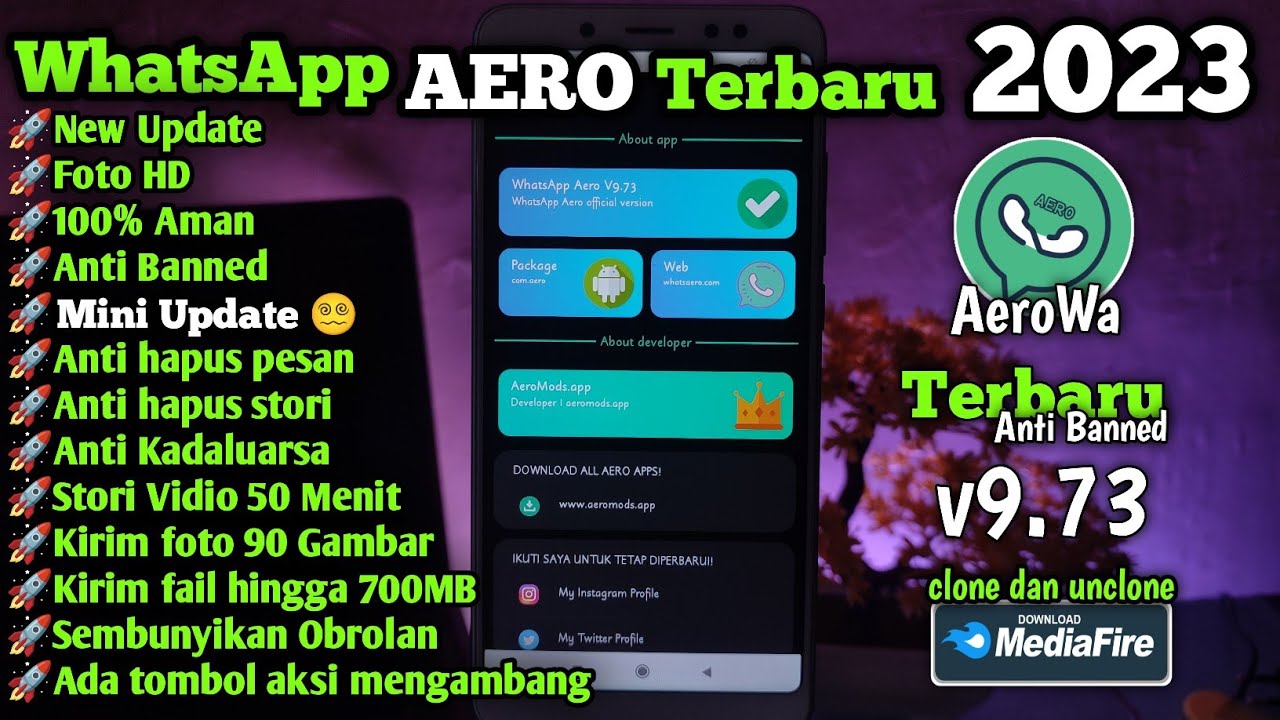 WhatsApp aero new version - WhatsApp Aero v9.73 Mini Update 😵‍💫
