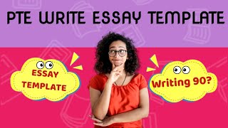 Pte Write Essay Template 90 In