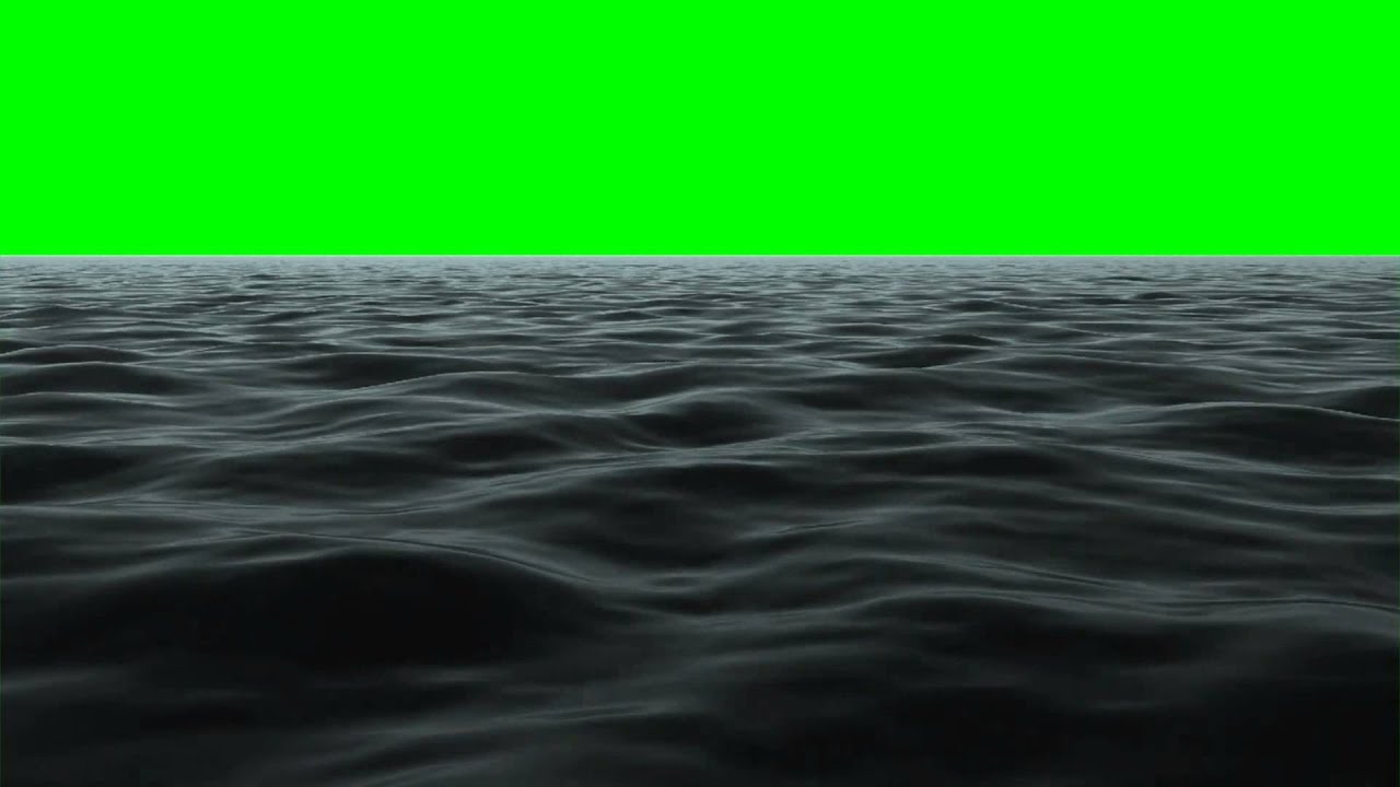 Ocean On Green Screen FULL HD 1080p VFX Free With Download! YouTube