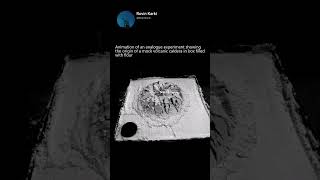 Animation Of A Volcanic Caldera Experiment Simulating Planetary Eruptions In A Box