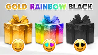 Choose Your Gift...! Rainbow, Gold or Black 🌈⭐️🖤 How Lucky Are You? 😱 Quiz Forest by Quiz Forest 56,229 views 2 weeks ago 17 minutes