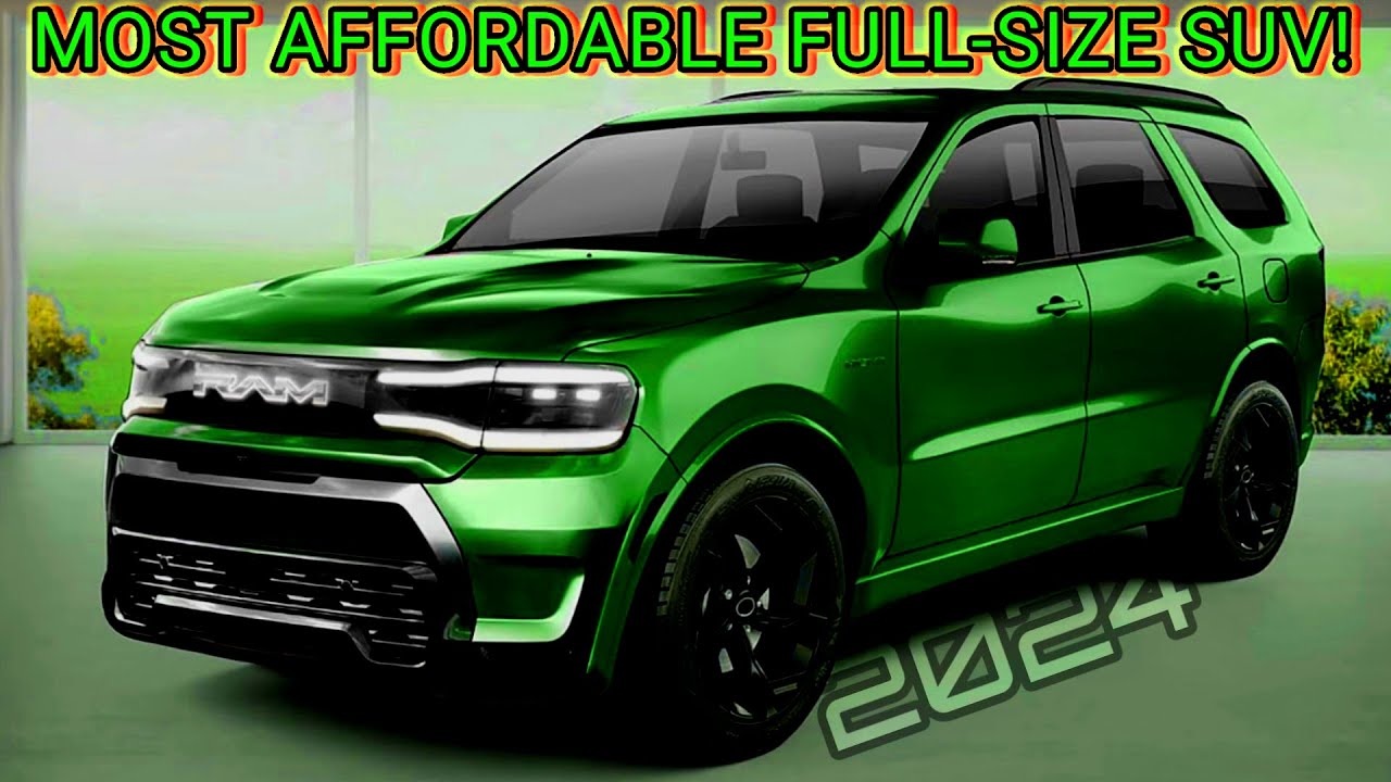 ALL NEW 2024 DODGE DURANGO The Most Affordable Full size SUV! YouTube