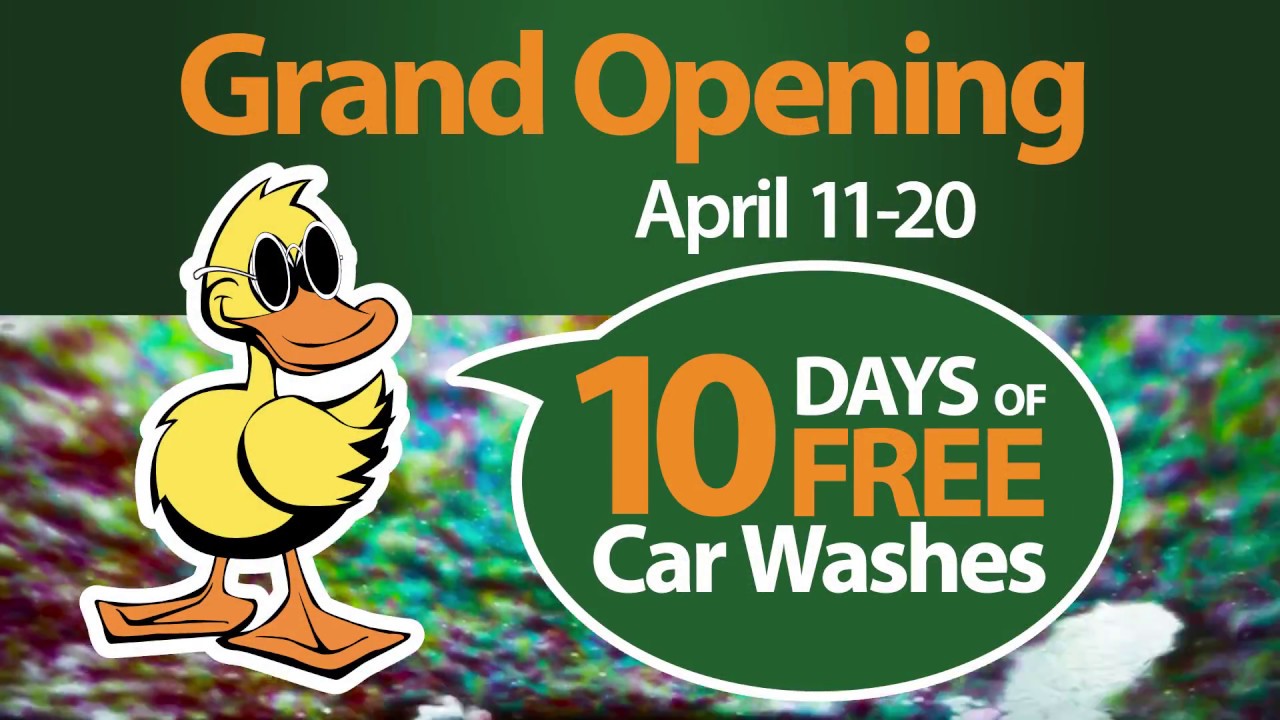 Folsom Quick Quack Car Wash Grand Opening 10 Days of Free Car Washes