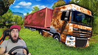 Нашли ЗАБРОШЕННЫЙ ГРУЗОВИК в лесу ... Удалось завести Euro Truck SImulator 2 моды - ETS 2 Моды Видео screenshot 5