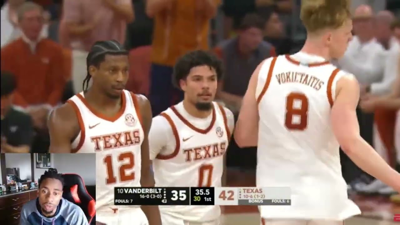 UNDEFEATED NO MORE 🚨 Vanderbilt Commodores vs Texas Longhorns Game Highlights | ESPN CBB - REACTION
