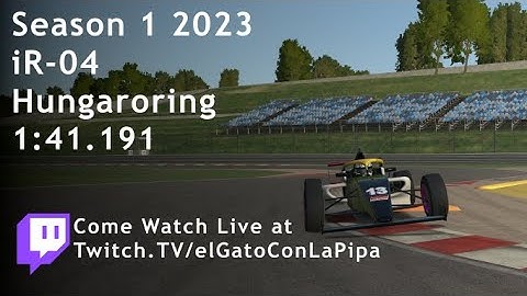 Hungaroring - FIA F4 Track Guide - 2023 Season 1 - 1:41.191 - Fixed Setup