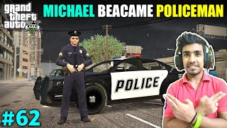 I BECAME A POLICE OFFICER TO SAVE HIM | GTA V GAMEPLAY #62 screenshot 4