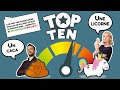10 bonnes raisons de dire des c*nneries : On joue à Top ten 💩🦄