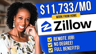 REMOTE JOBS 2025 | ZILLOW Will Pay You $11,733/Month To Work From Home! NOW HIRING!