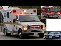 *AIRHORN* Oxnard FD Engine 181, Gold Coast Medic 662, and Oxnard Police Units (2x) Responding! #vcfd