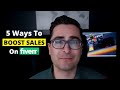 5 Ways to Boost Sales on Fiverr