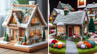 25+ New Knitted House Models 2024 #Crochet #Knitted