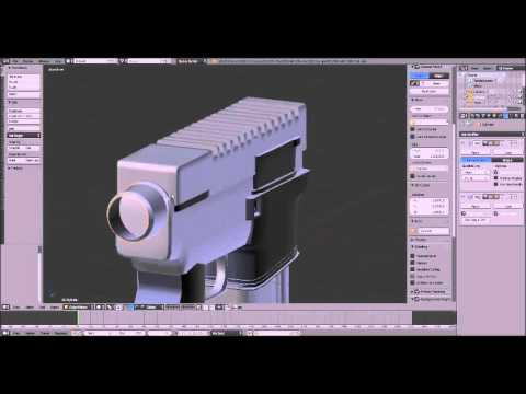 how to make a gun in blender how to make a gun in blender