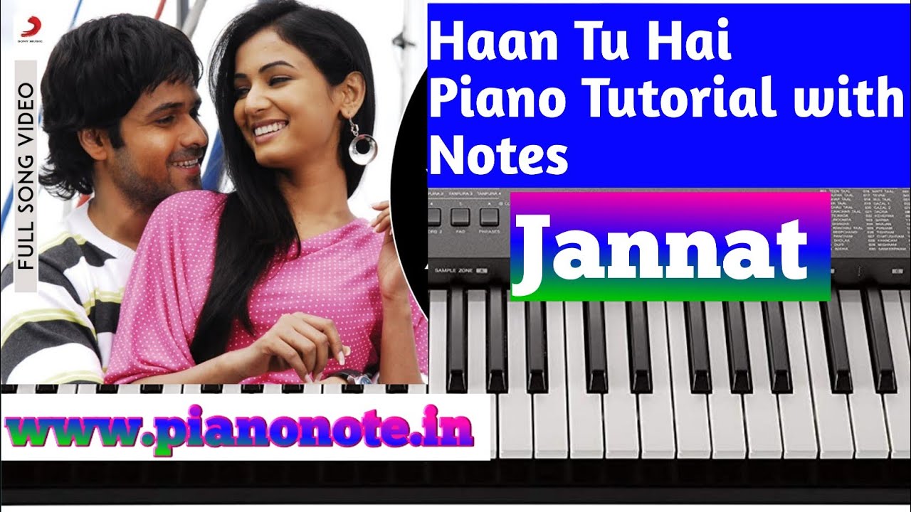 Haan Tu Hai Jannat Piano Tutorial with Notes  Julius Murmu Keyboard  Pjtl  Jo Khwabon Khayalon Me