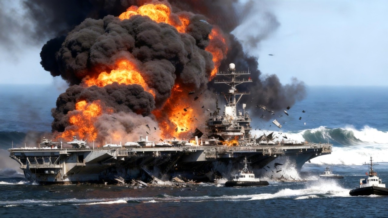 just happened, a Russian Yak-141 fighter jet attack destroyed a US ...