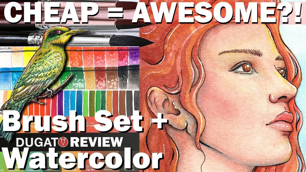 Grabie Watercolor Set, Paper, & Brush Review 