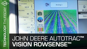 Technology Thursday: How John Deere Vision RowSense Works