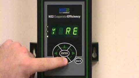 KE2 Evap Scrolling Text - Initiate a Factory Reset - Video 019