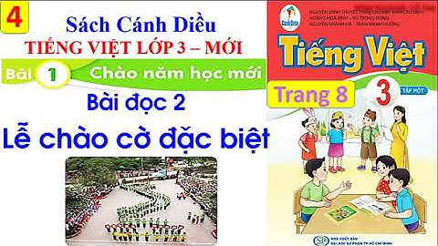Tiếng Việt lớp 3 sách Cánh Diều | Bài đọc 2 lễ chào cờ đặc biệt | Bài 1| Trang 8| |Cô Thu| #4