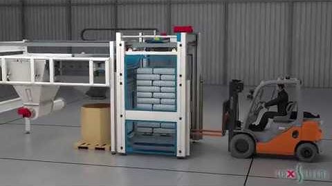 ELUX SACKS EMPTYING MACHINE - ANIMATION