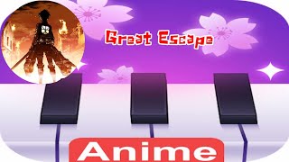 Cinema Staff - Great Escape ( Attack On Titan ) Anime Tiles : Piano Music screenshot 5