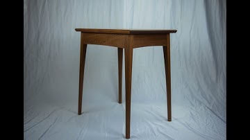 Making a Modern Shaker End Table-Woodworking How To