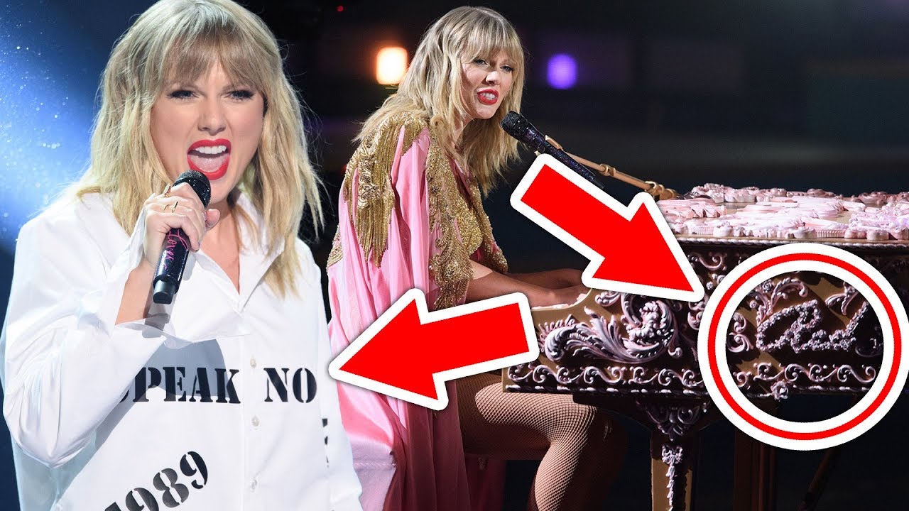Taylor Swift Subtly Shades Big Machine More Easter Eggs From 2019 Amas Medley Performance