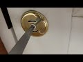 Quick tip: How to Open a Bathroom Door Lock with a little Square in it