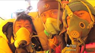 Sano BABU Sunuwar Ultimate Descent Paragliding off Everest Video- ABC News Sano BABU Sunuwar Ultimate Descent Paragliding off Everest Video- ABC News