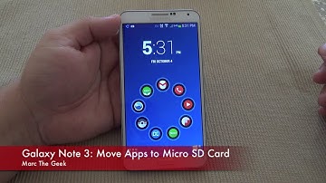 Samsung Galaxy Note 3: Move Apps to Micro SD Card