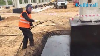 Напыление мастики(Машинное нанесение полимерно битумной мастики., 2015-06-12T07:33:27.000Z)