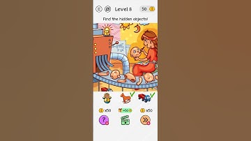 Braindom Riddle1. Level 8 Walkthrough gameplay. Unknown Gaming