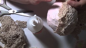 paper mache egg tutorial part 4