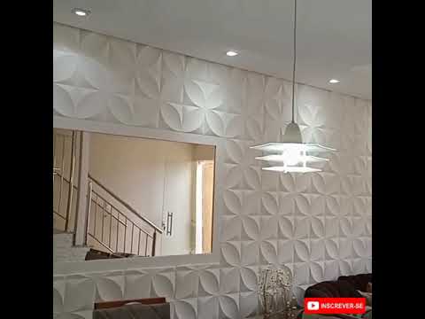 Vídeo: Aplicação na parede - trabalhamos com decoração de interiores