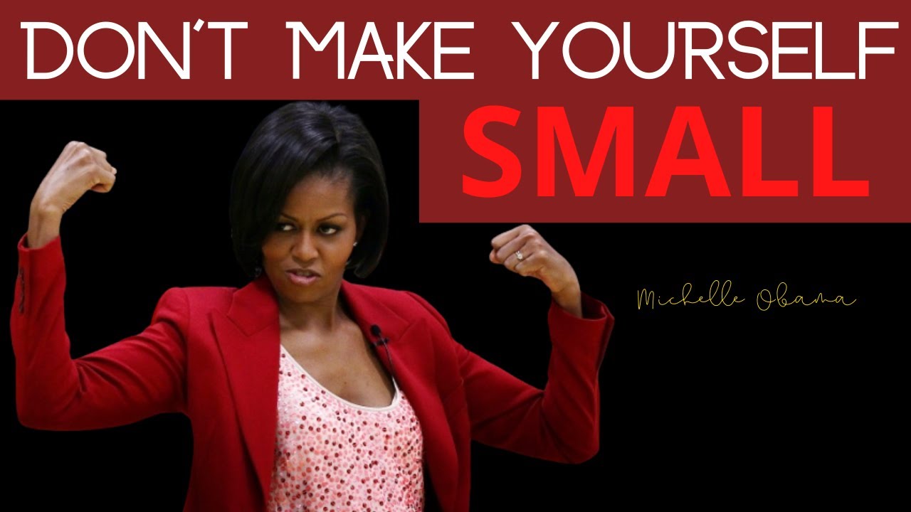 Michelle Obama  Advice For Girls and Women    Michelle Obama Inspirational Speech
