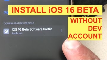 How To Download iOS 16 Beta Profile NO Computer NO Developer Account |  iPhone iPad