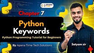 7.Python Keywords | Python Programming Tutorial for Beginners