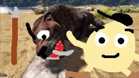 SABER TOOTH and house building. (Ark Survival Evolved)