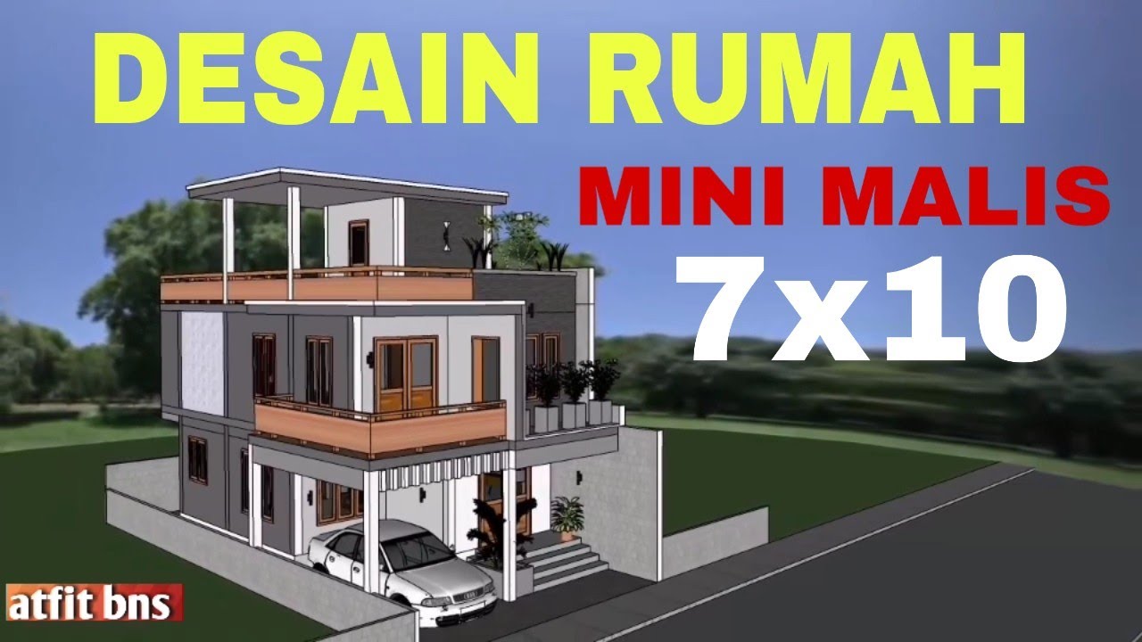  Desain  rumah  mini  malis  7x10 YouTube