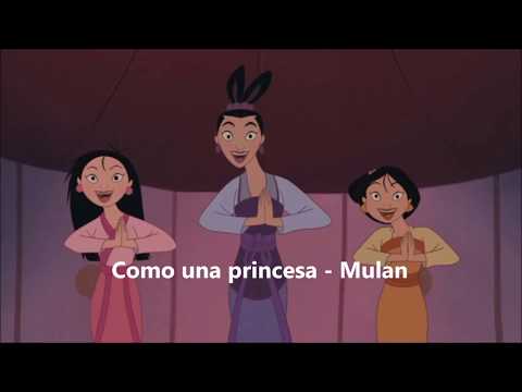 Mulan - Como una princesa (Letra)