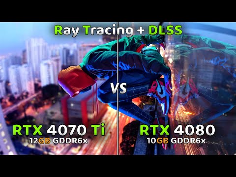 RTX 4070 Ti vs RTX 4080 Test In Ray Tracing & DLSS