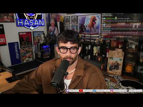 Thumbnail for American Politics Coverage, Israel Palestine News and More | Hasanabi Chair Reacts (Fan Channel)