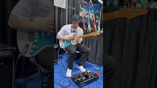 Nicklas Myhre meets stilblu Model S. #namm2026 #stilblu
