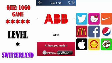 Quiz: Logo Game Switzerland - All Answers - Walkthrough ( By Lemmings at work )