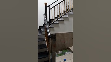 XEM MẪU CẦU THANG INOX MẠ MÀU ĐẸP VỪA LẮP ĐẶT