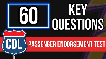 California CDL Passenger Endorsement Test 2024 (CA Practice Exam with Questions And Answers)